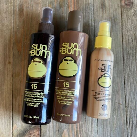 Sun Bum Bundle (Tanning Oil, Browning Lotion, & Leave-in hair treatment)
